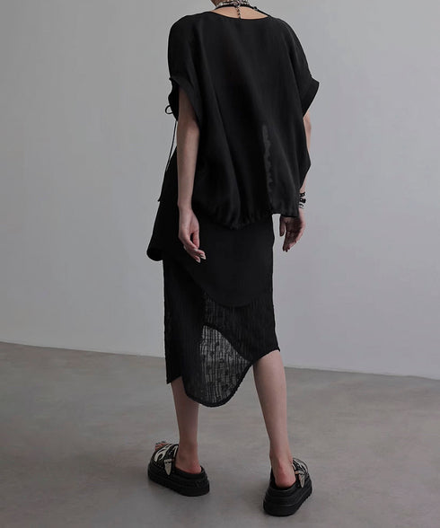 Square Sleeve Blouse